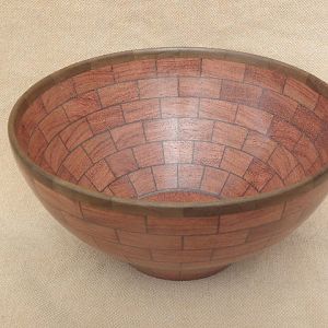 Bricky Bubinga Bowl