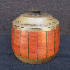 Bubinga box with lid