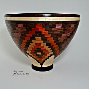 Segmented bowl/vase