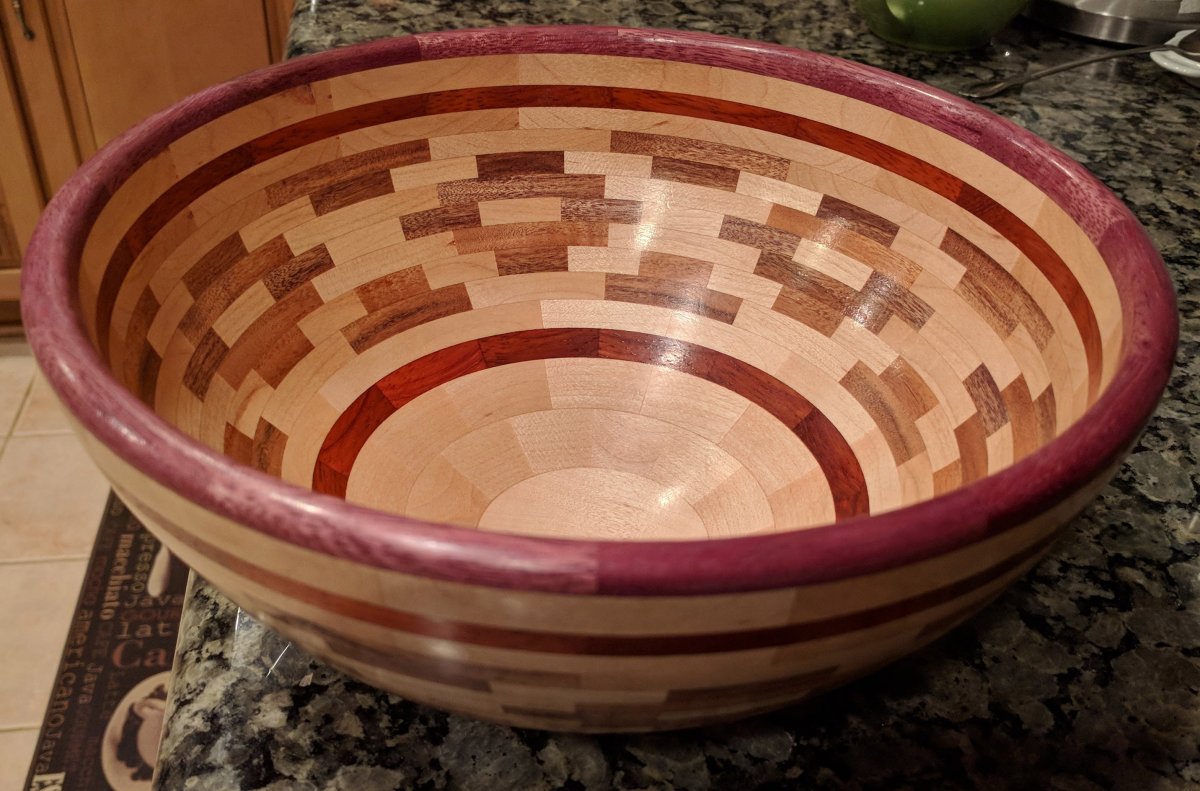 229 pieces - Maple, Rosewood and Pupleheart