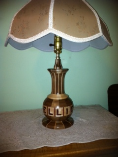 Finished Lamp with hardware