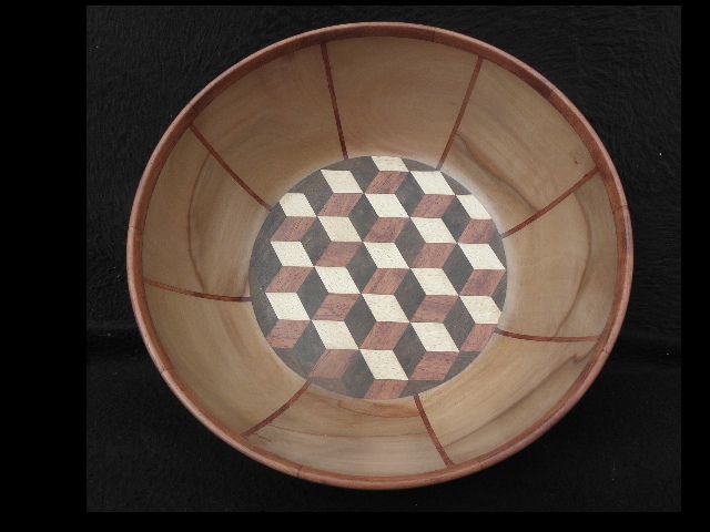Staved 3D bowl