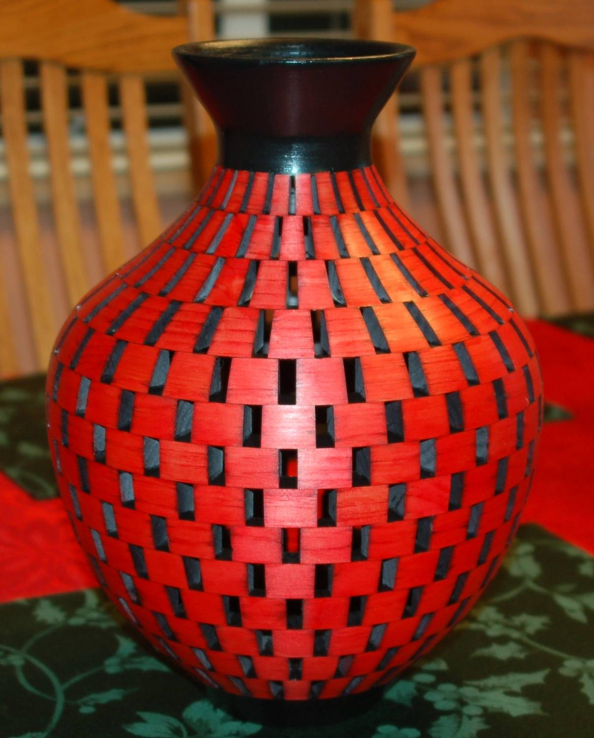 segmented vase