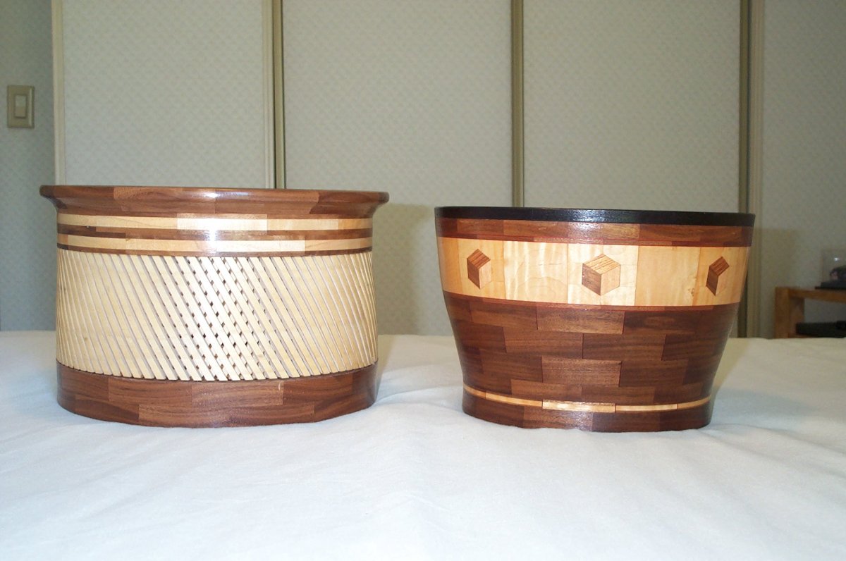 Ken Eberle inspired and Louis Cube Bowls
