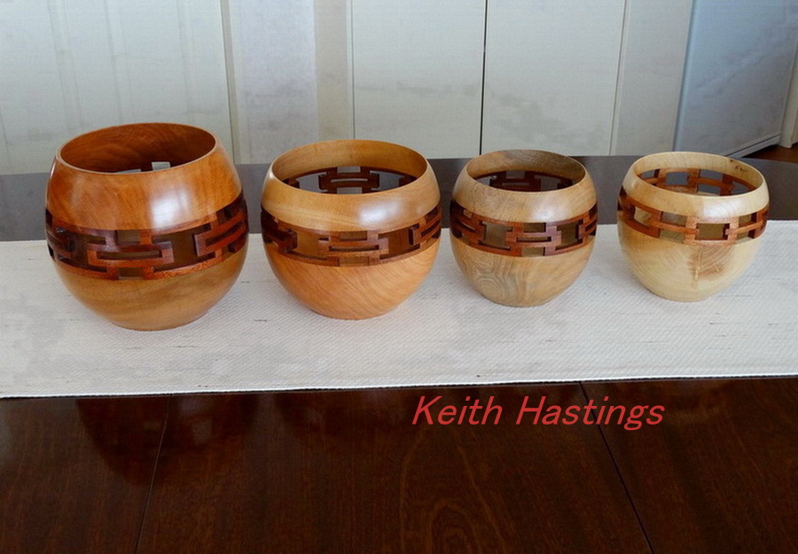 Set 4 Oriental Bowls