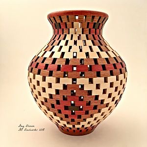 Aztec Star Open Segment Vase