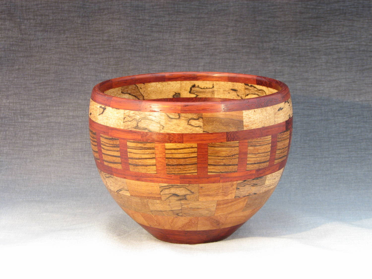 Segmented Bowl for woodturning club gift exchange