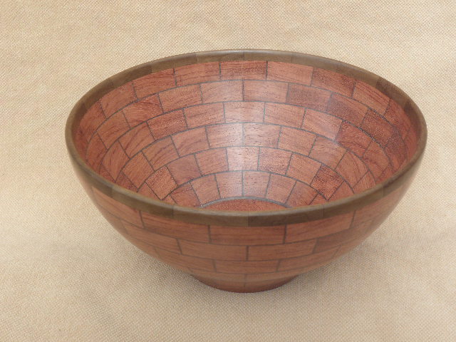 Bricky Bubinga Bowl